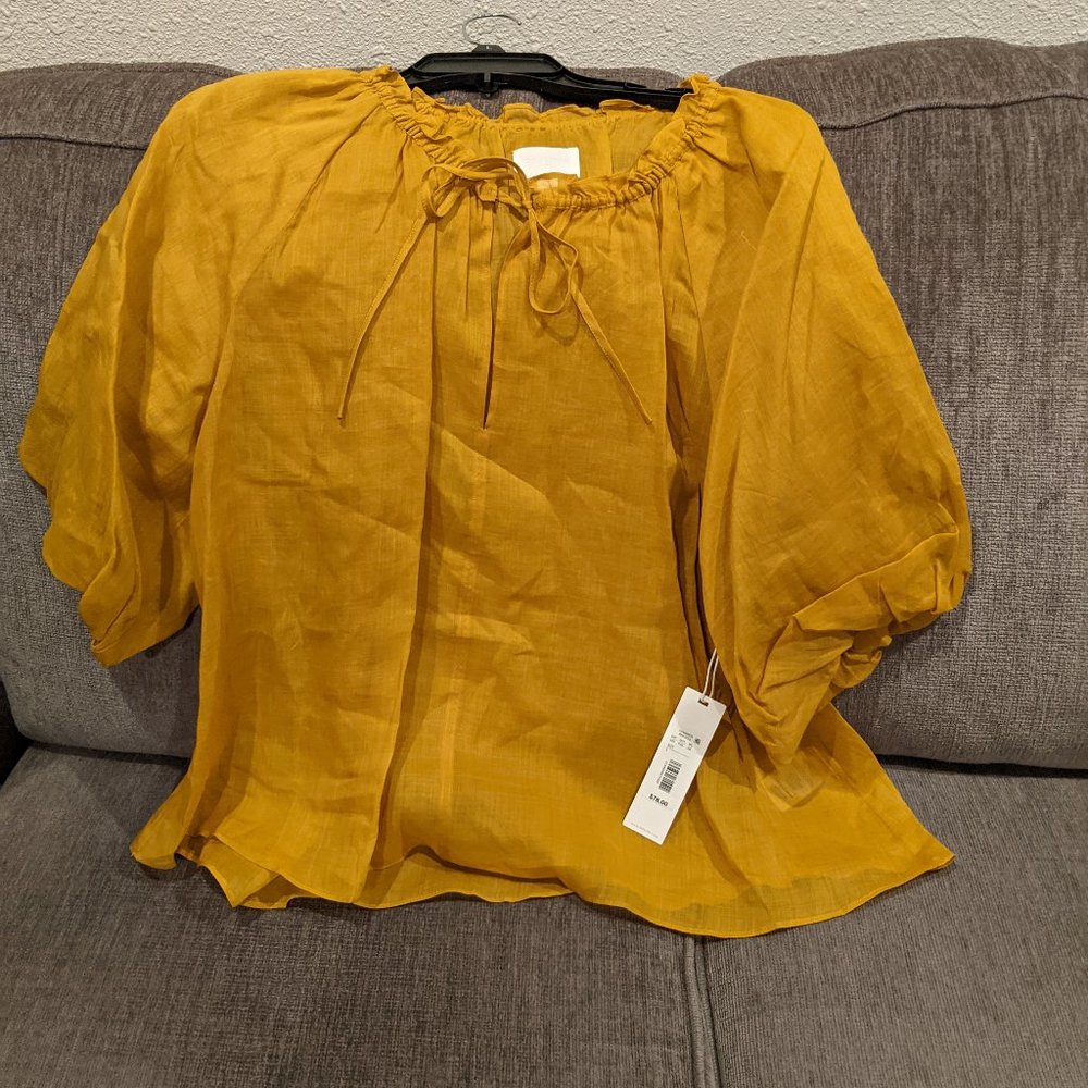 Every blouse front tie size L NWT